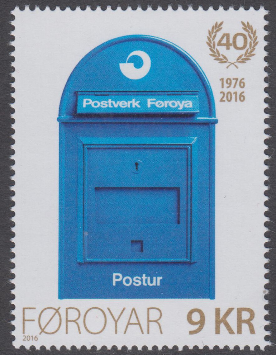Postverk Foroya, Briefkasten (16P05)