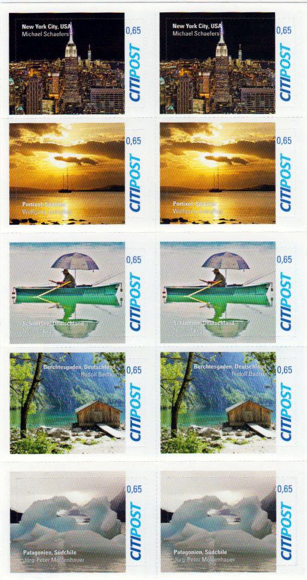 Urlaubsbriefmarken 2018