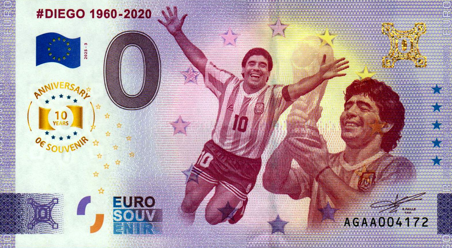#Diego 1960-2020 2025-3 Anniversary