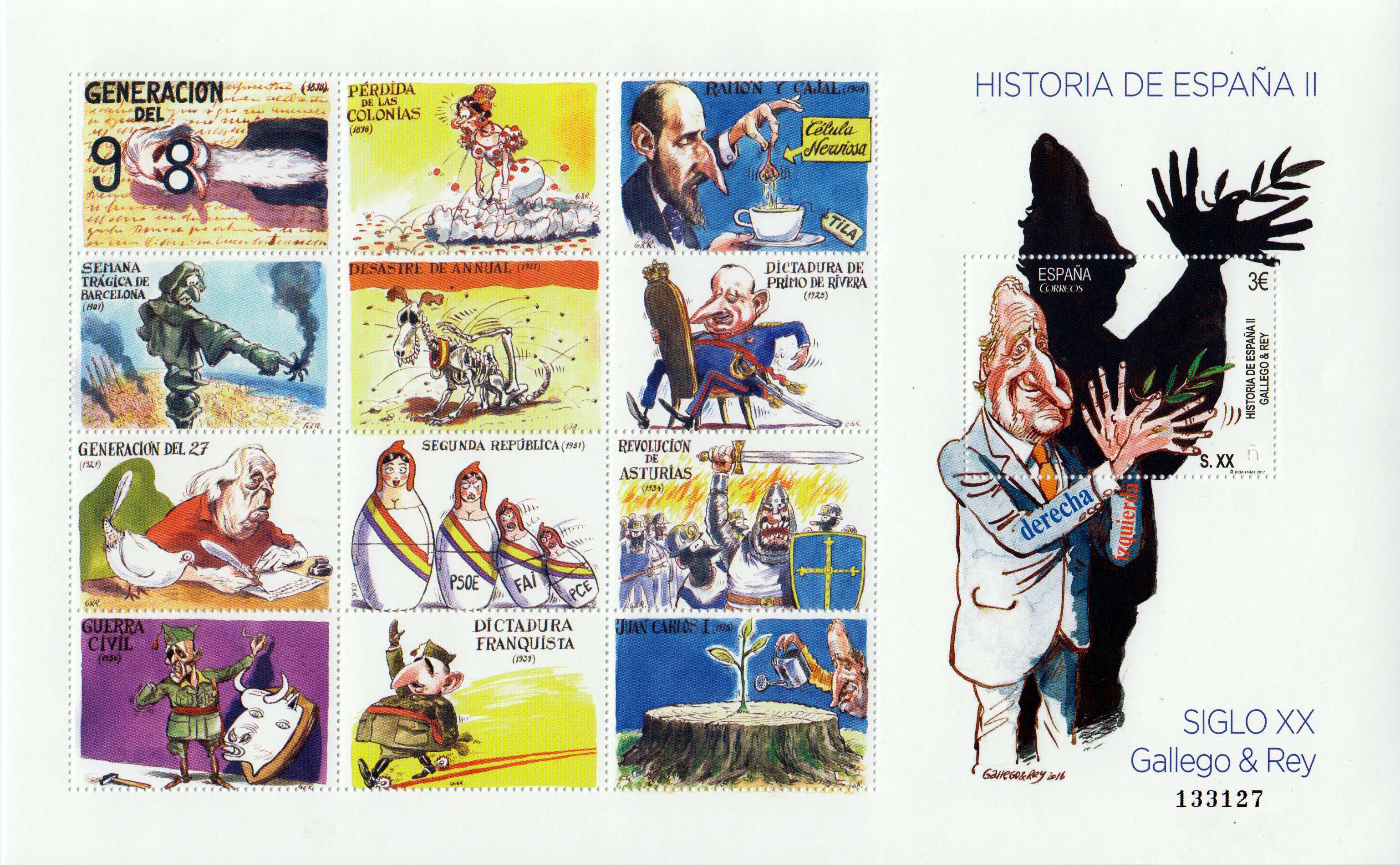 Block: Geschichte Spaniens, Comic
