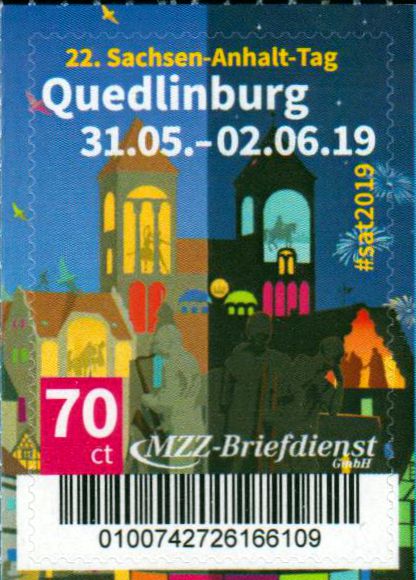 Sachsen-Anhalt-Tag 2019, 70 Cent-Marke