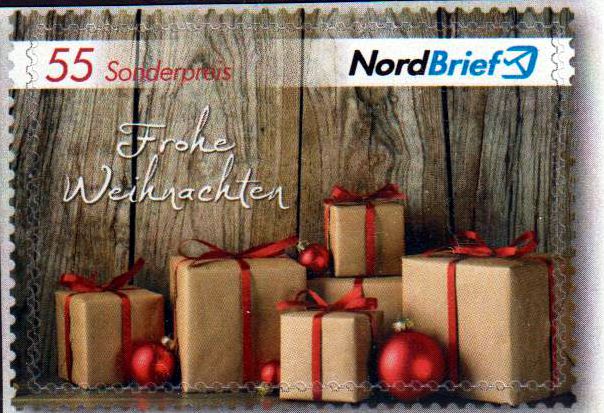 Sondermarke Weihnachten 2017 (Nominalwert der Marke nur 55 Ct!), Ersttag 23.11.2017