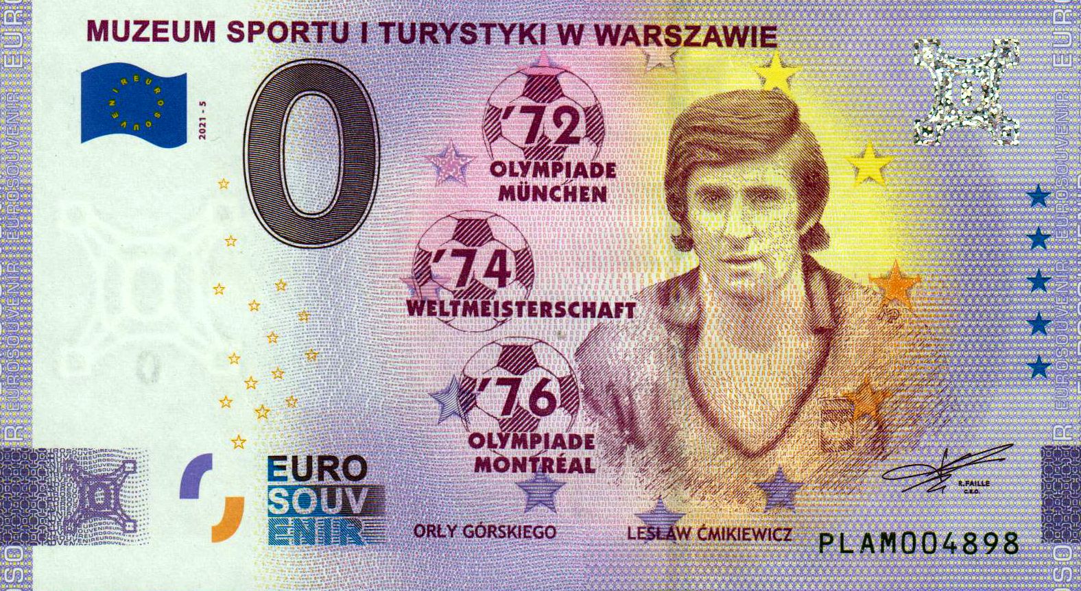 Muzeum Sportu i Turystyki w Warszawie 2021-5, Leslaw Cmikiewicz, Sportmuseum Warschau