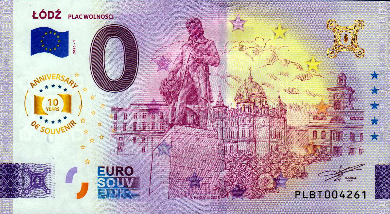 Lodz - Plac Wolnosci 2025-1 Anniversary