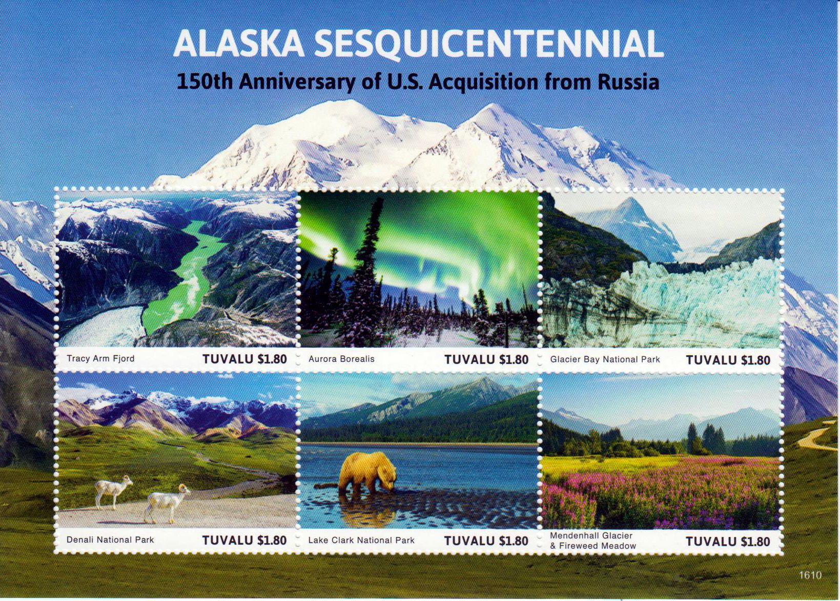 Erwerb Alaskas durch die USA  2016, Natoinalparks, Fjord