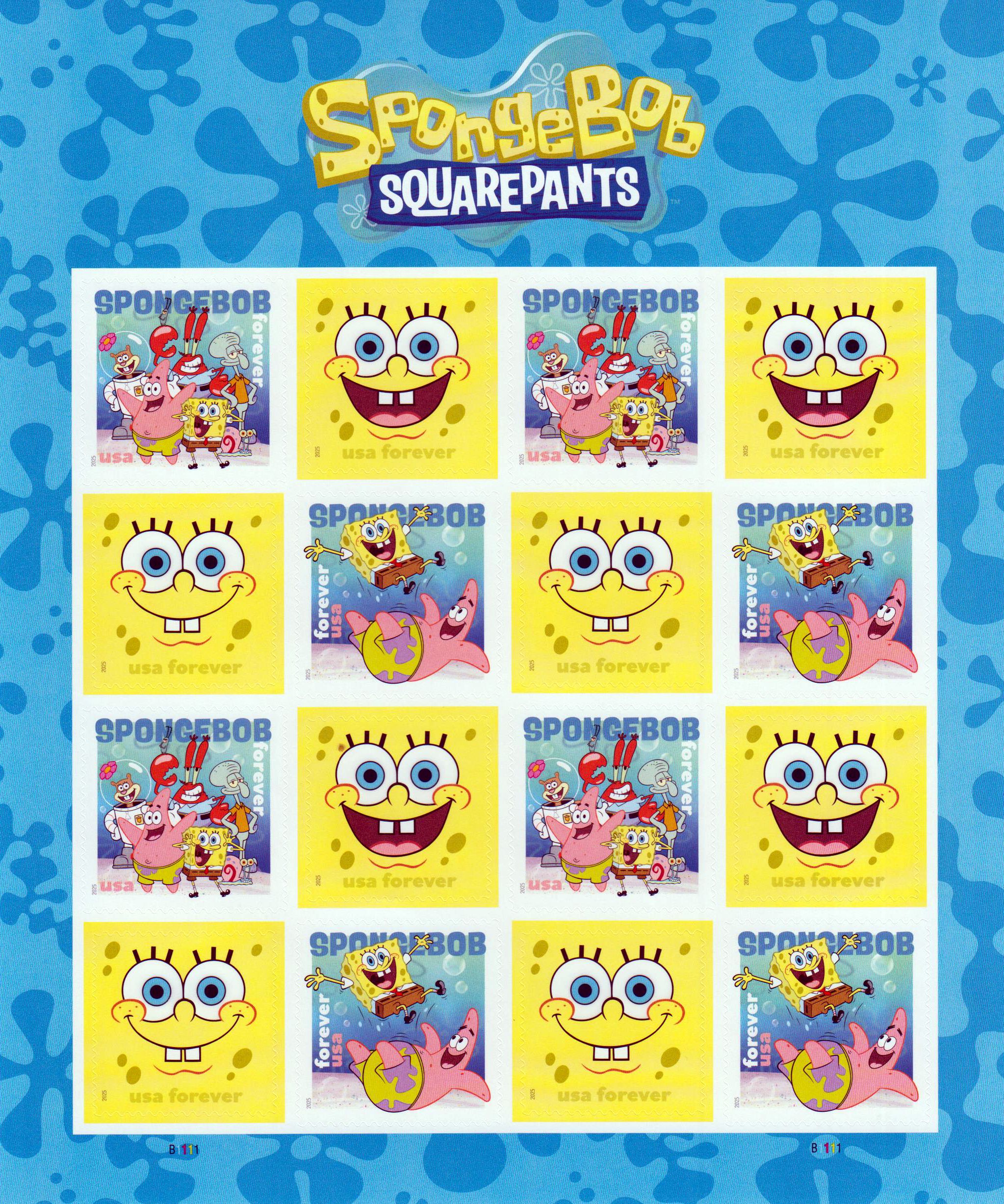 Folienblatt: Sponge Bob 2025, sk
