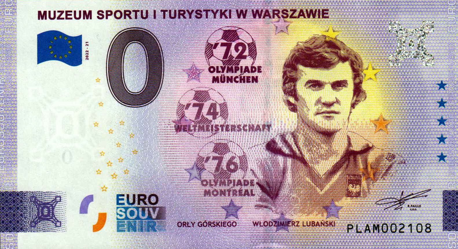Muzeum Sportu i Turystyki Warszawie -  Wlodzimierz Lubanski 2022-21