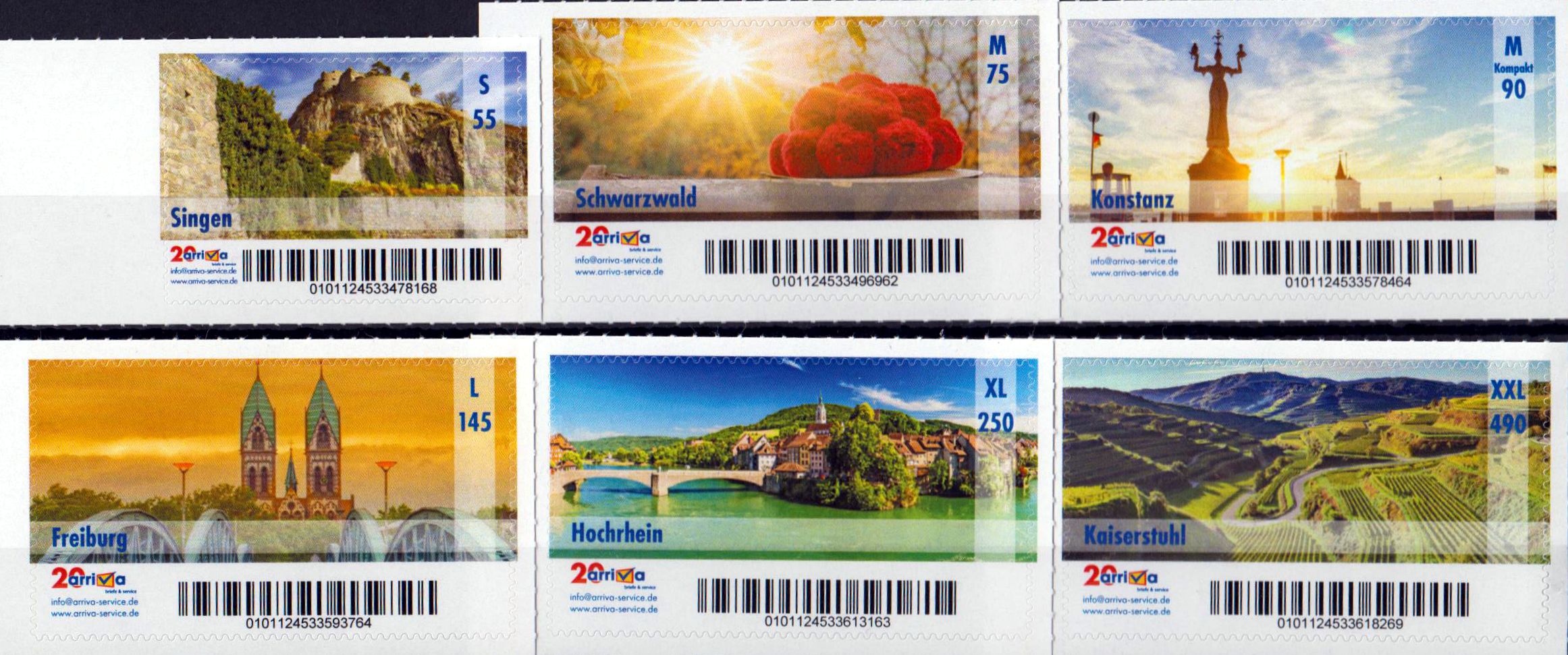 Sehenswürdigkeiten 2020, Präfix 010112, gestempelt