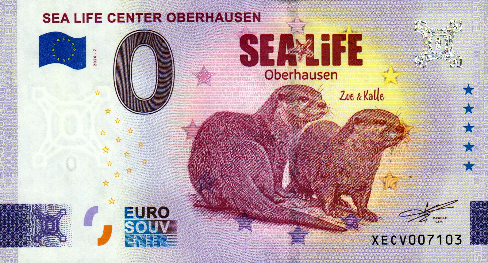 Sea Life Center Oberhausen - Zoe & Kalle 2026-7 Silber