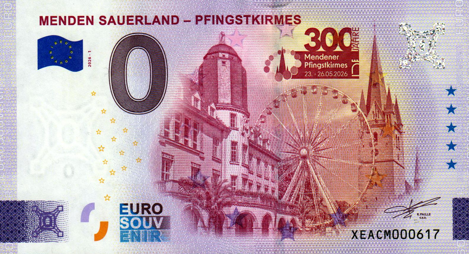 Menden Sauerland - Pfingstkirmes 2026-1 Silber