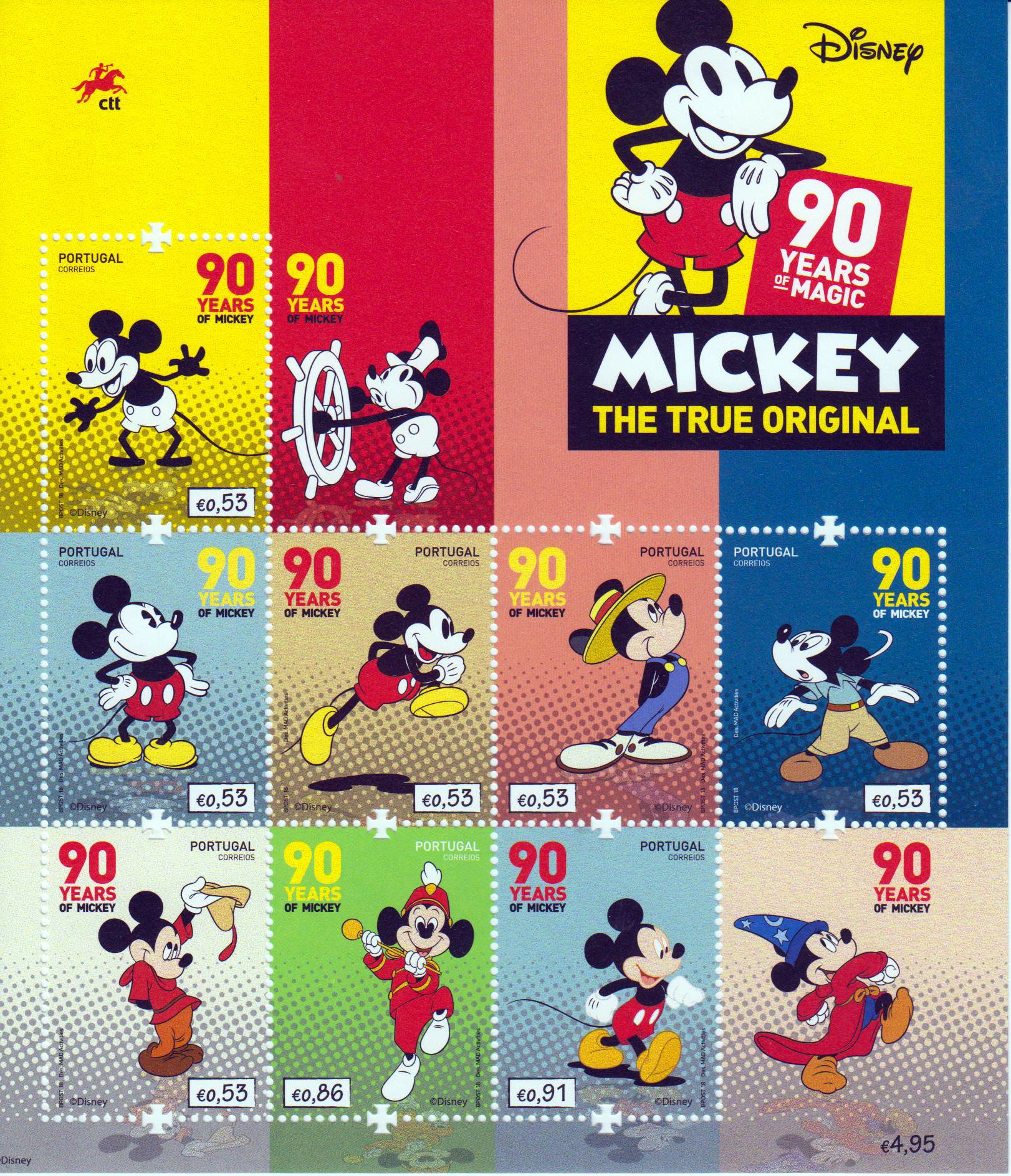 Zdr. 90 Jahre Mickey Mouse