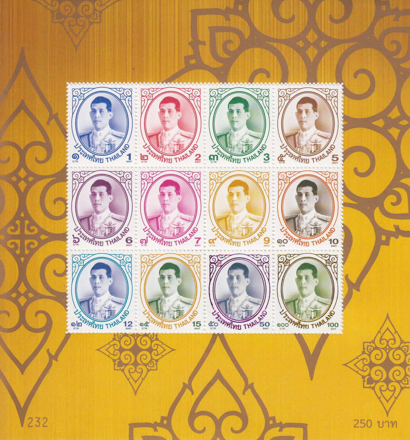 Block: König Maha Vajiralongkorn 2018 (Dauermarken)