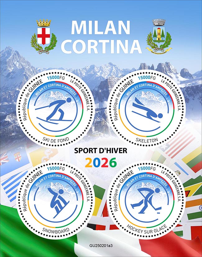 Olympische Winterspiele Milan-Cortina 2026, Sportarten III, Langlauf, Skeleton...