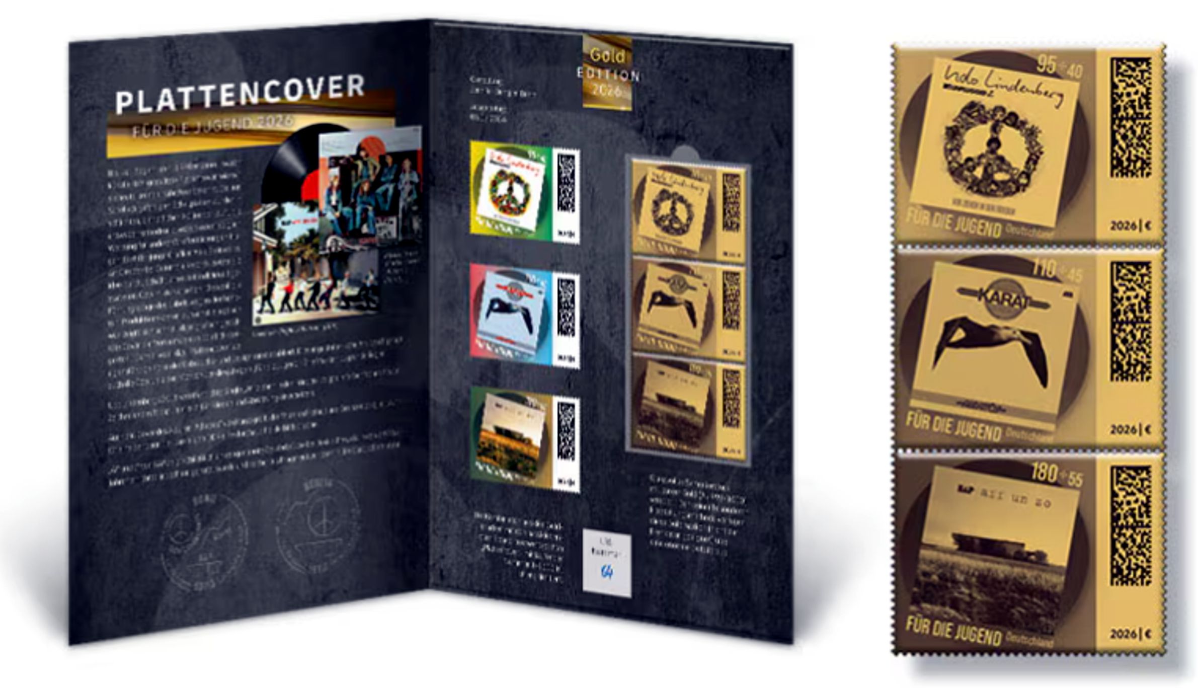 Plattencover 2026, Udo Lindenberg, Karat, Bap, Gold-Edition 2026, Folder