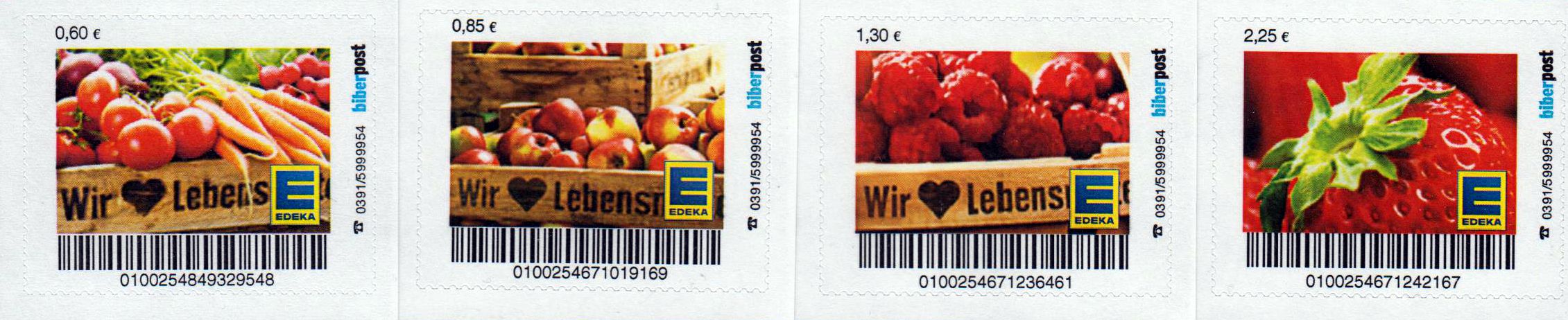 EDEKA, Gemüse 2018, sk aus Bogen