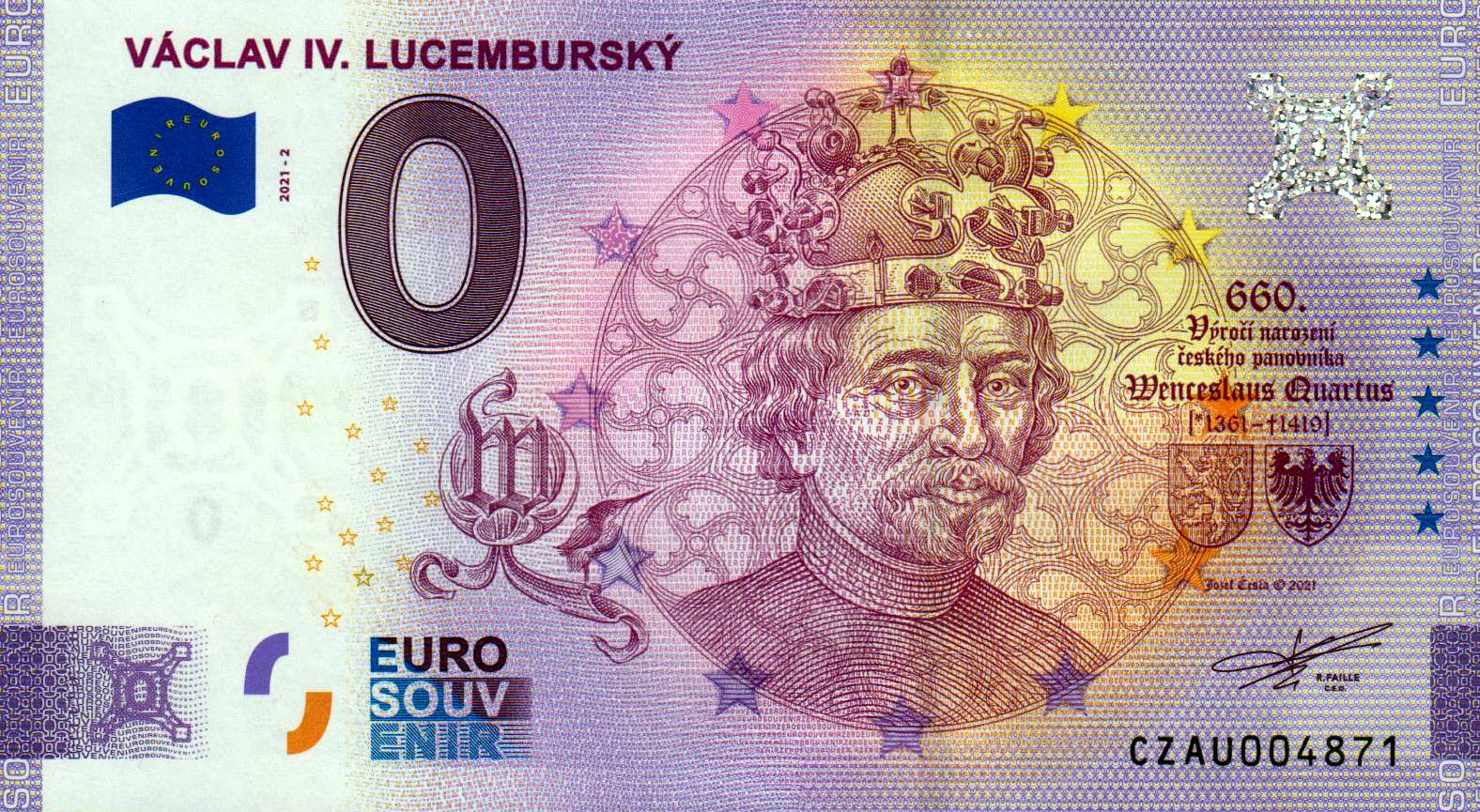 Vaclav IV. Lucembursky 2021-2 Anniversary