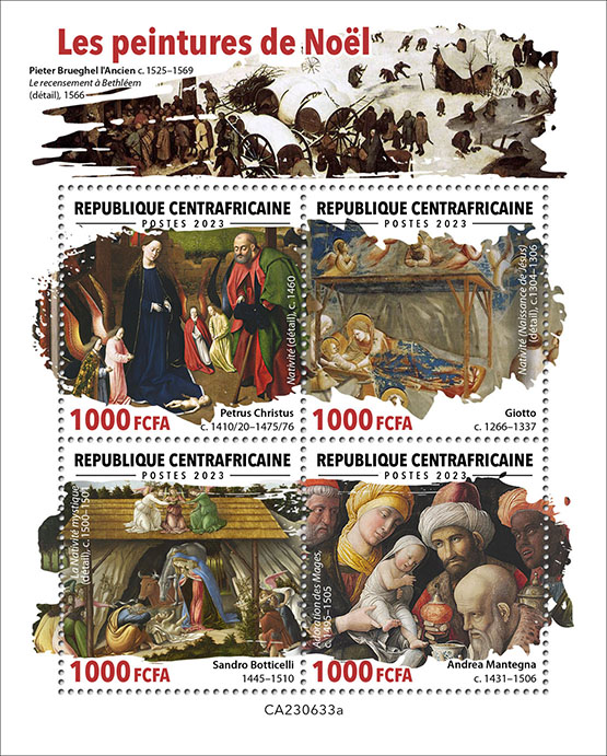 Weihnachtsgemälde 2023, Botticelli, Giotto