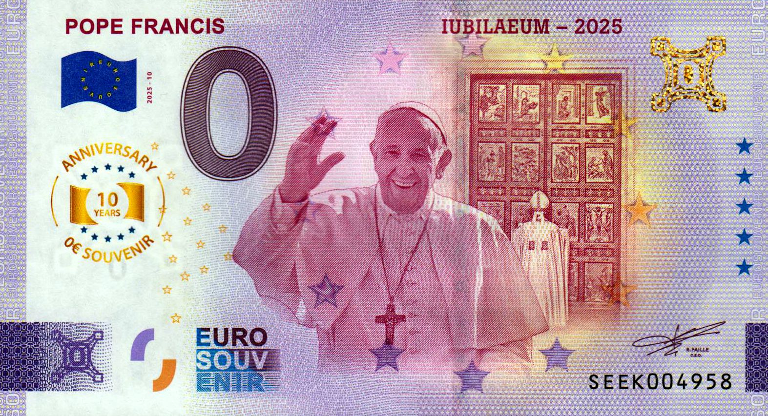 Papa Francis - Jubilaeum 2025-10 Anniversary