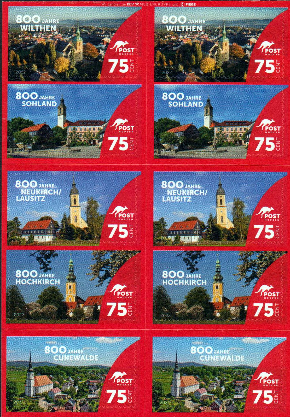 Die 800er 2022, Stadtjubiläen