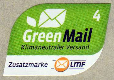 Zusatzmarke "Green Mail" 2025, sk
