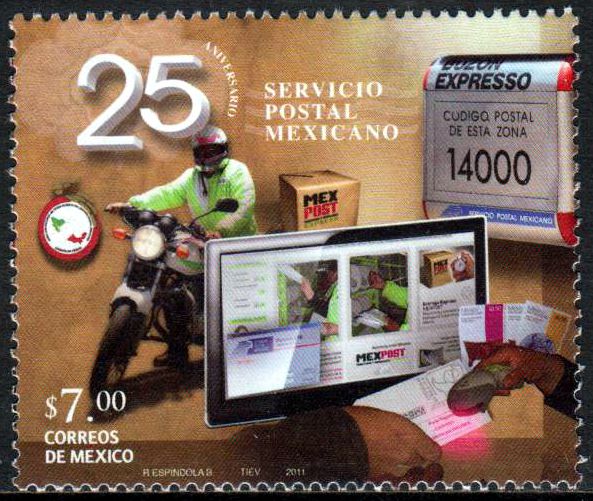 25 Jahre Servicio Postal Mexicano 2011