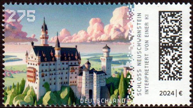 Schloss Neuschwanstein 2024, KI