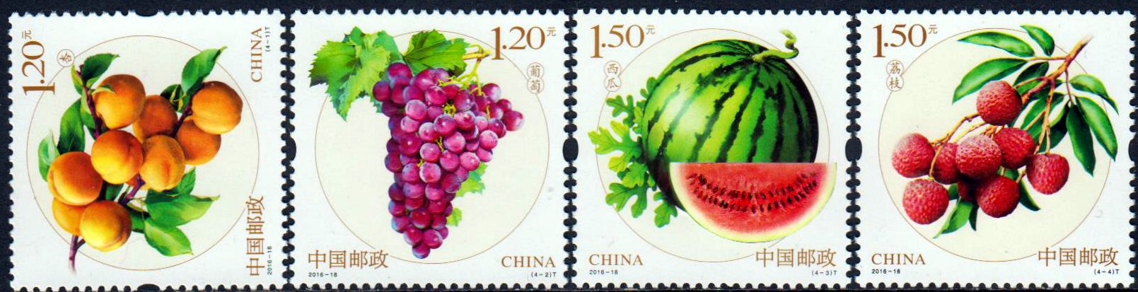 Früchte, Melone, Trauben usw (2016-18)