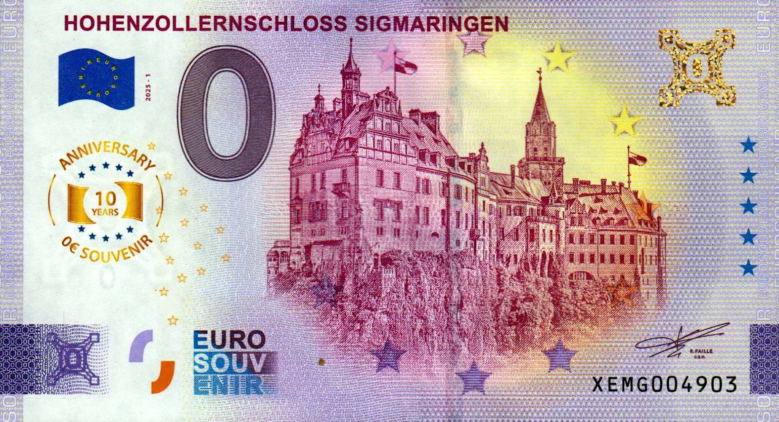 Hohenzollernschloss Sigmaringen 2025-1 Anniversary