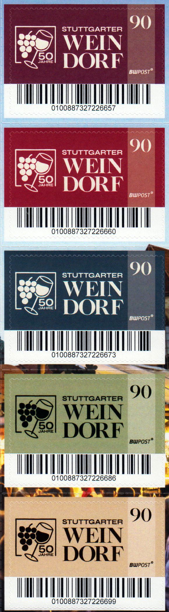 50 Jahre Weindorf 2026, sk, gestempelt