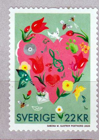 Herzliche Grüße 2020, sk, pink