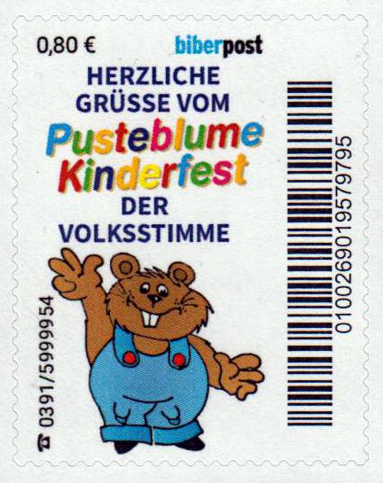 Pusteblume Kinderfest 2023, gestempelt