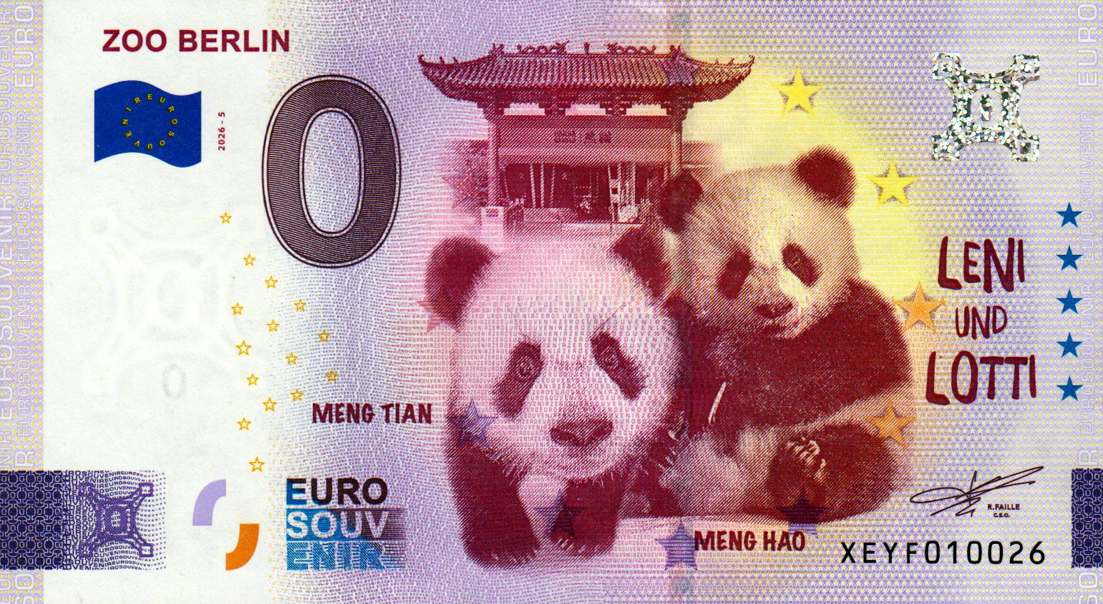 Zoo Berlin - Leni und Lotti 2026-5 Silber