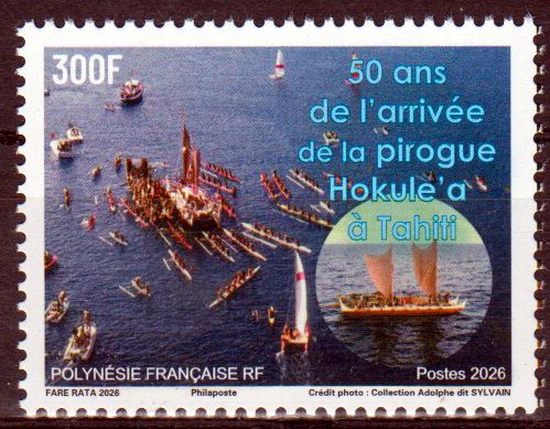 Ankunft der Pirogue Hokule in Tahiti 2026