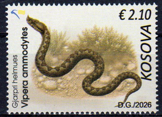 Giftige Schlange Vipera ammodytes 2026