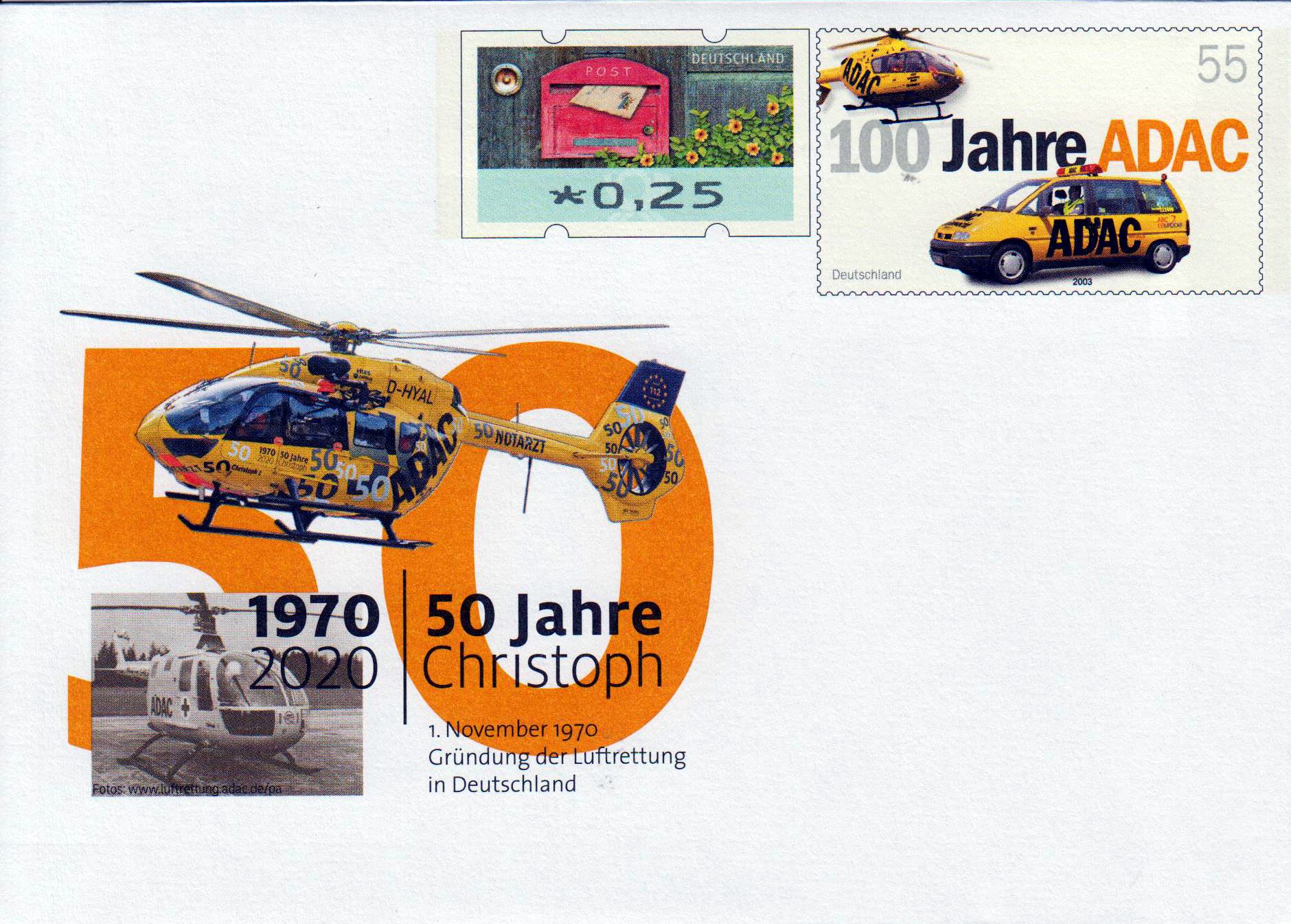50 Jahre Christoph, Hubschrauber 2020