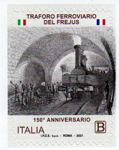 150. Jahre Einweihung des Frejus Eisenbahntunnel, sk