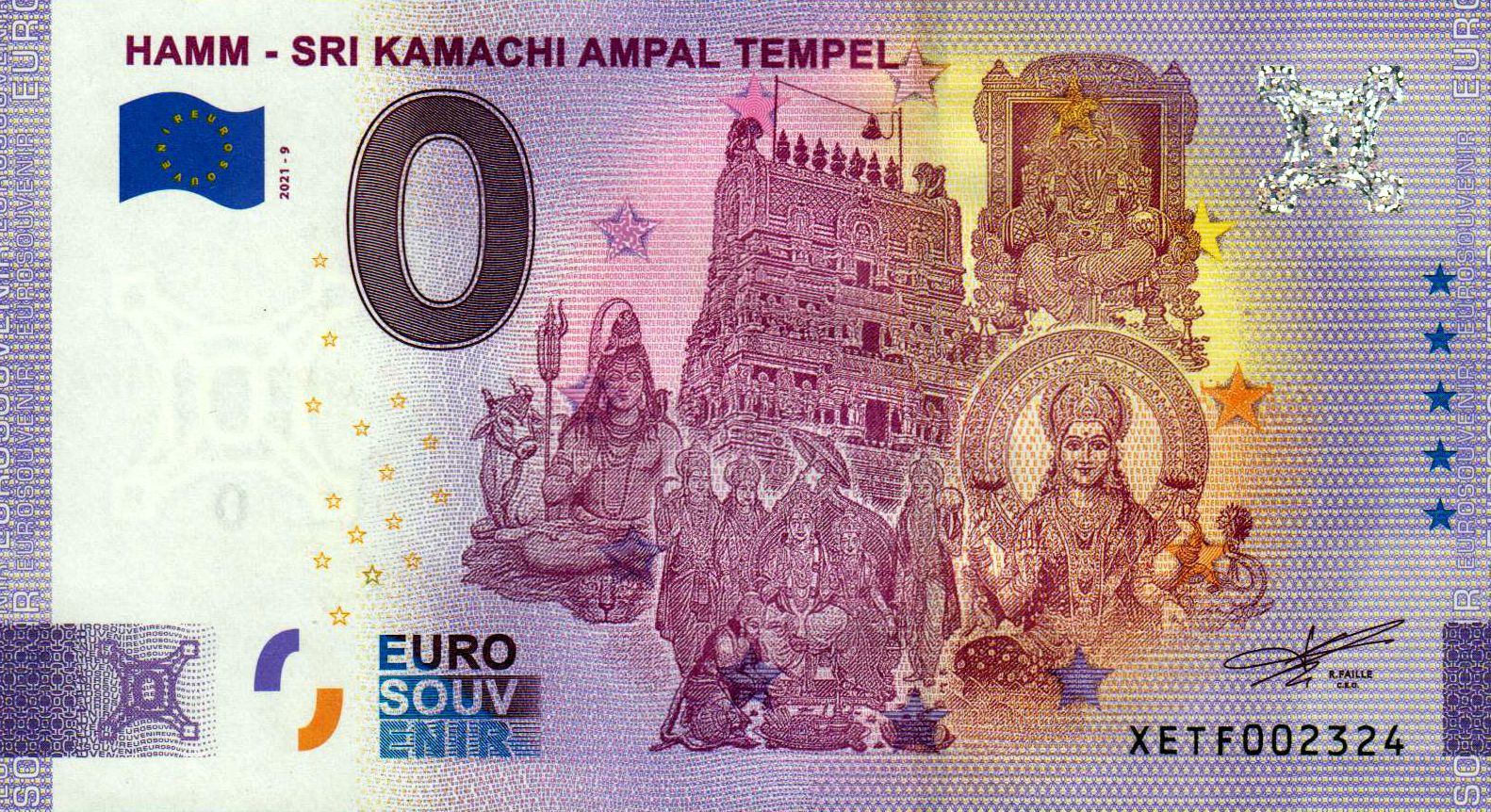 Hamm - Sri Kamachi Ampal Tempel 2021-9 Anniversary