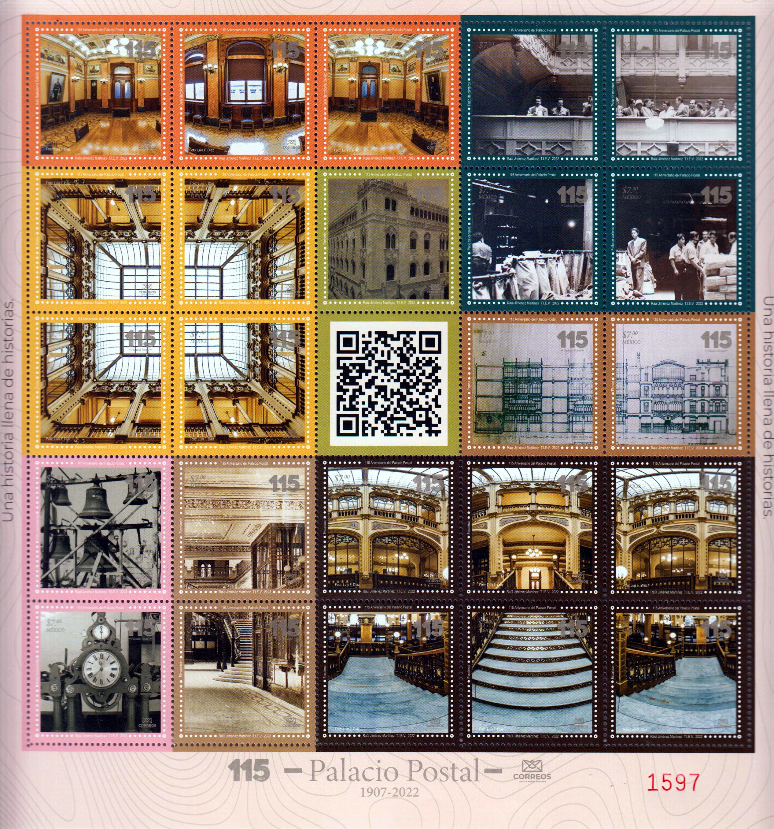 Zdr. 115 Jahre Postpalast 2022